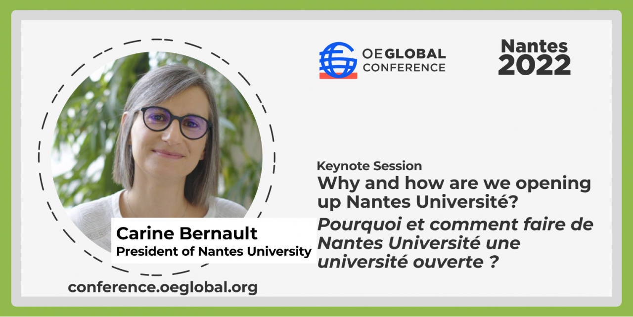 Keynote Speaker: Carine Bernault, President of Nantes University.