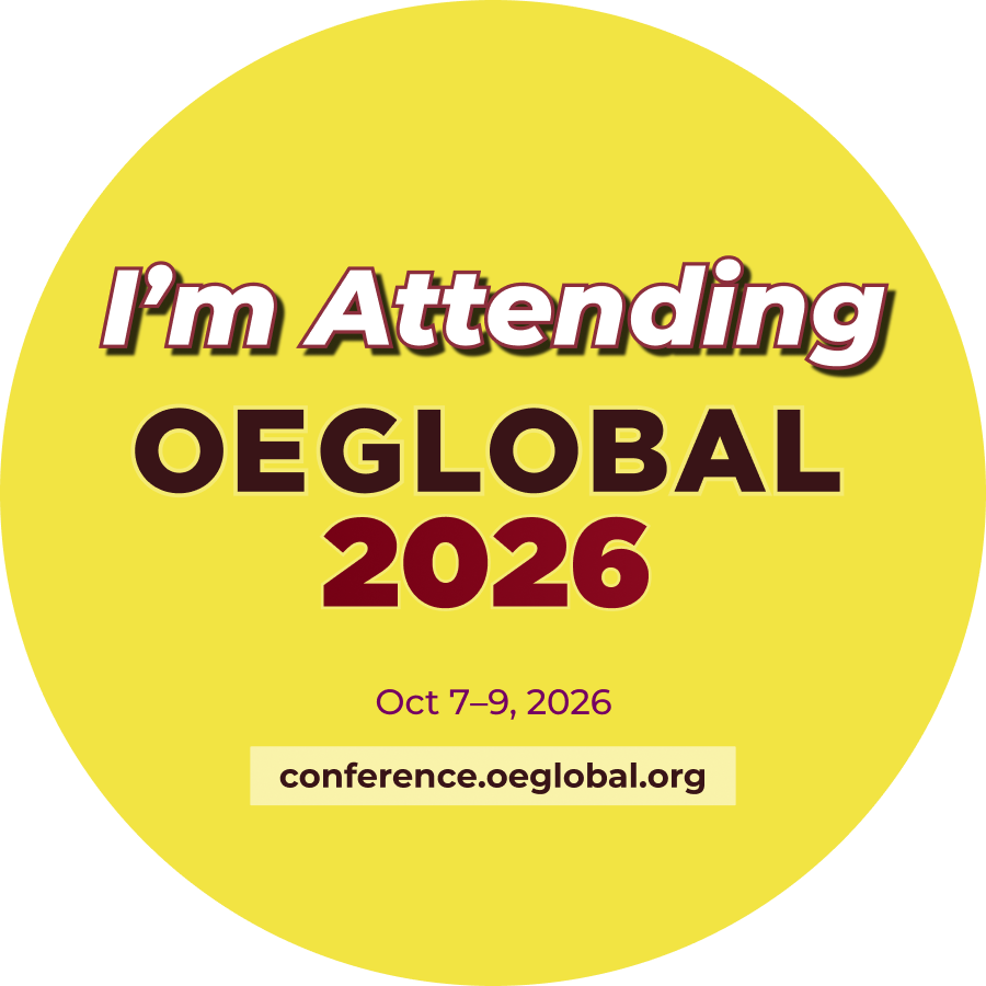 I am attending OEGlobal 2026 in a circle